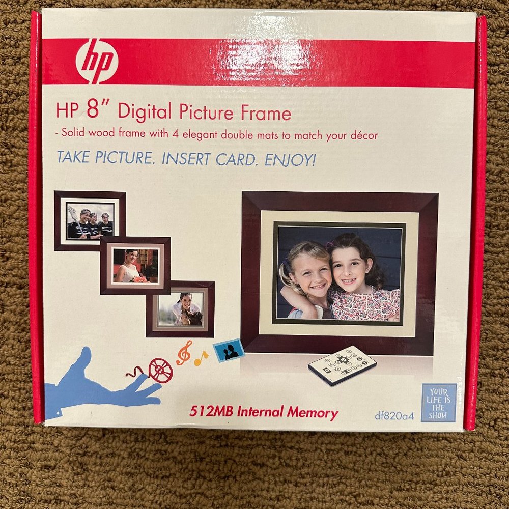 Never Opened! HP 8" Digital Picture Frame
